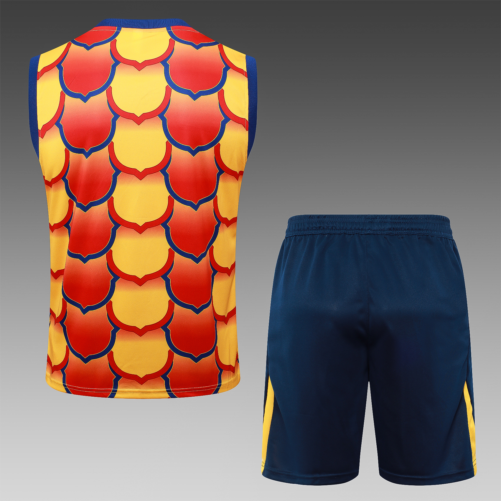 2024/2025 Barcelona yellow vest training uniform (adult kit)