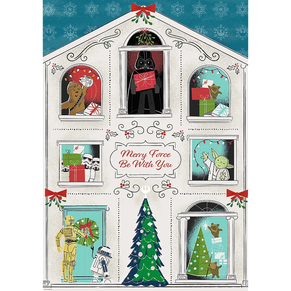 Puzzle Premium Plus Quality Star Wars 1000 El. Niech Moc Świąt Będzie Z Tobą