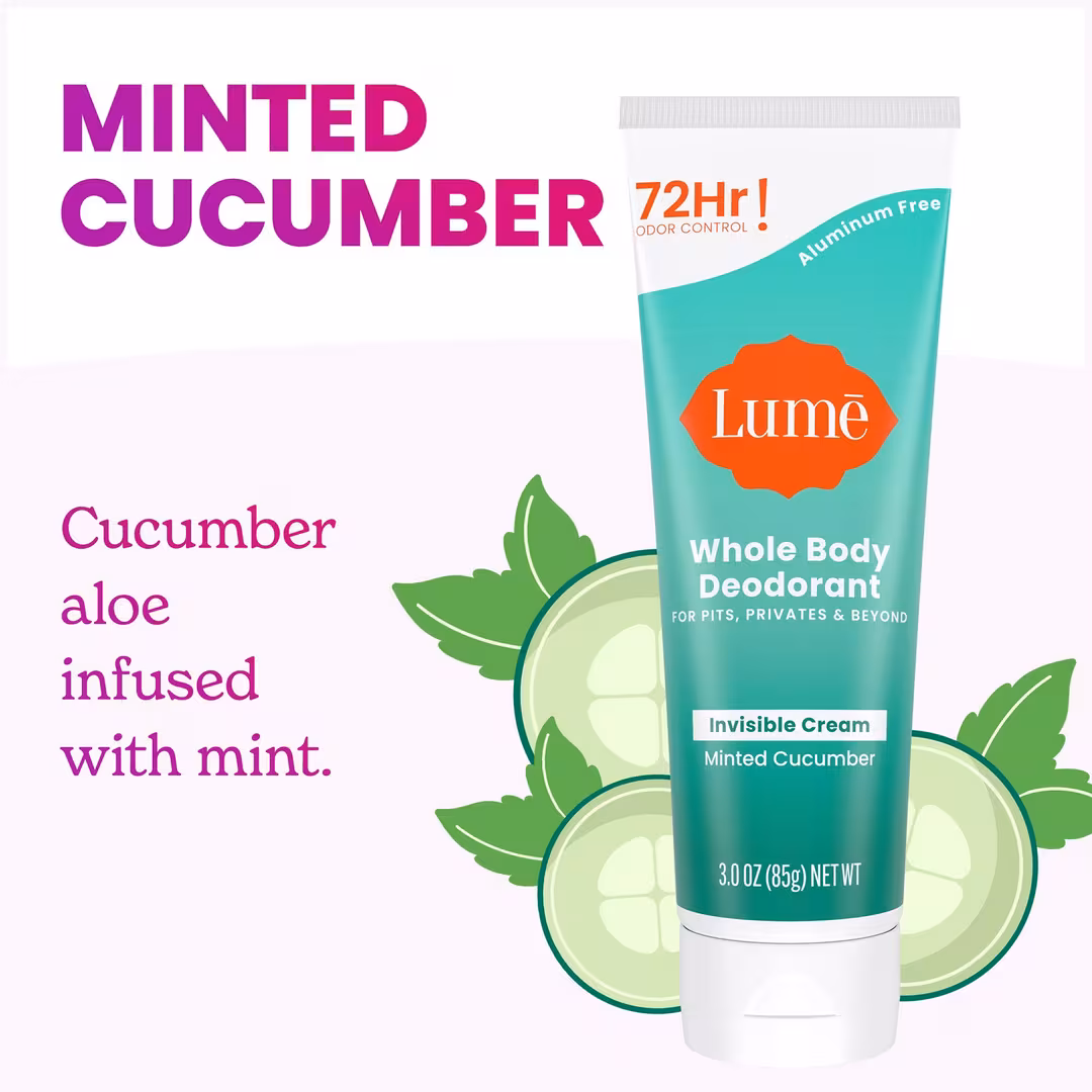 Lume  Whole Body Deodorant Invisible Cream Tube