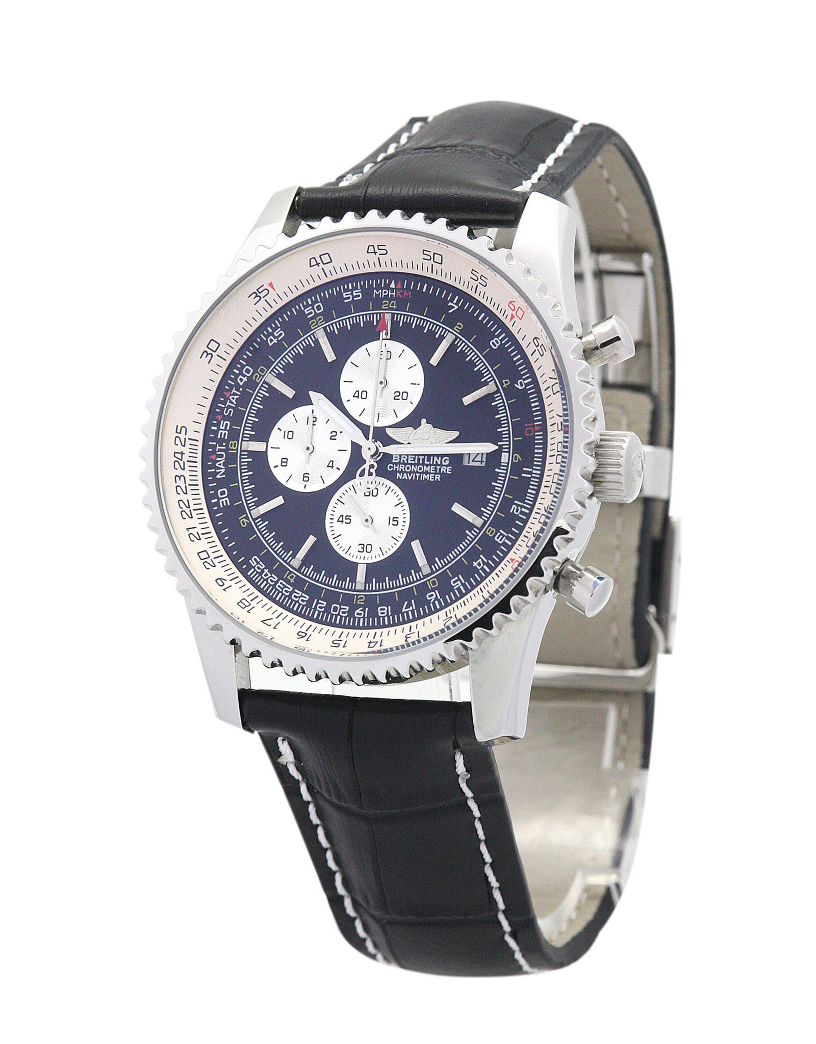 Replica Breitling Navitimer Blue Dial Stick Markers A23322