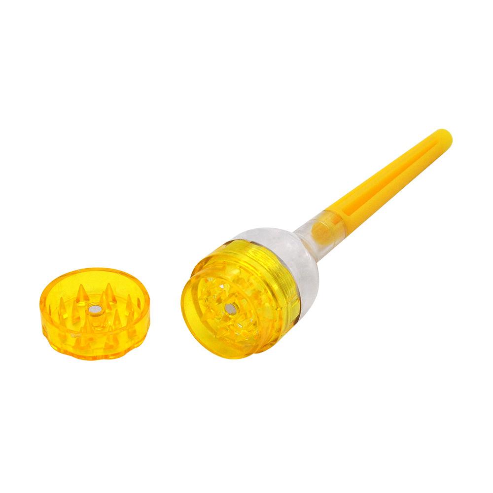 Acrylic Funnel Herb Grinder w/ Roll Tube