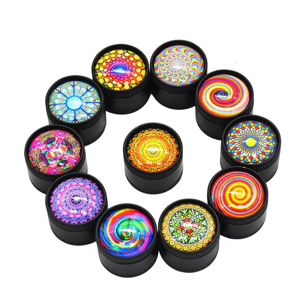 Mandala Novelty Herb Grinder 3 Layer (Random Color)