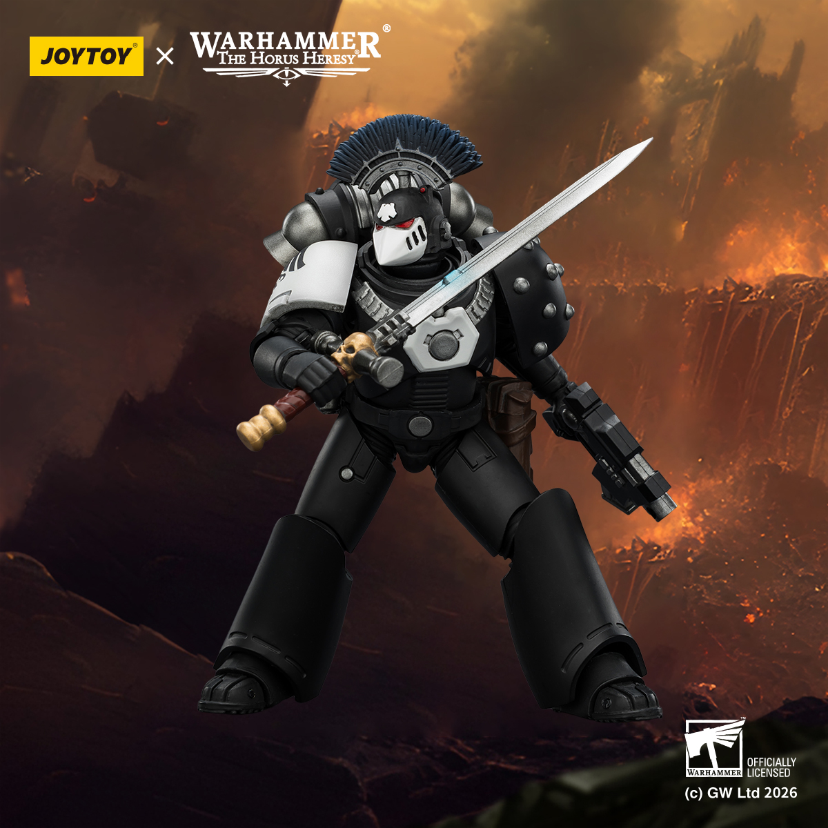 JOYTOY Warhammer The Horus Heresy 1:18 Raven Guard Legion - JOYTOY WORLD