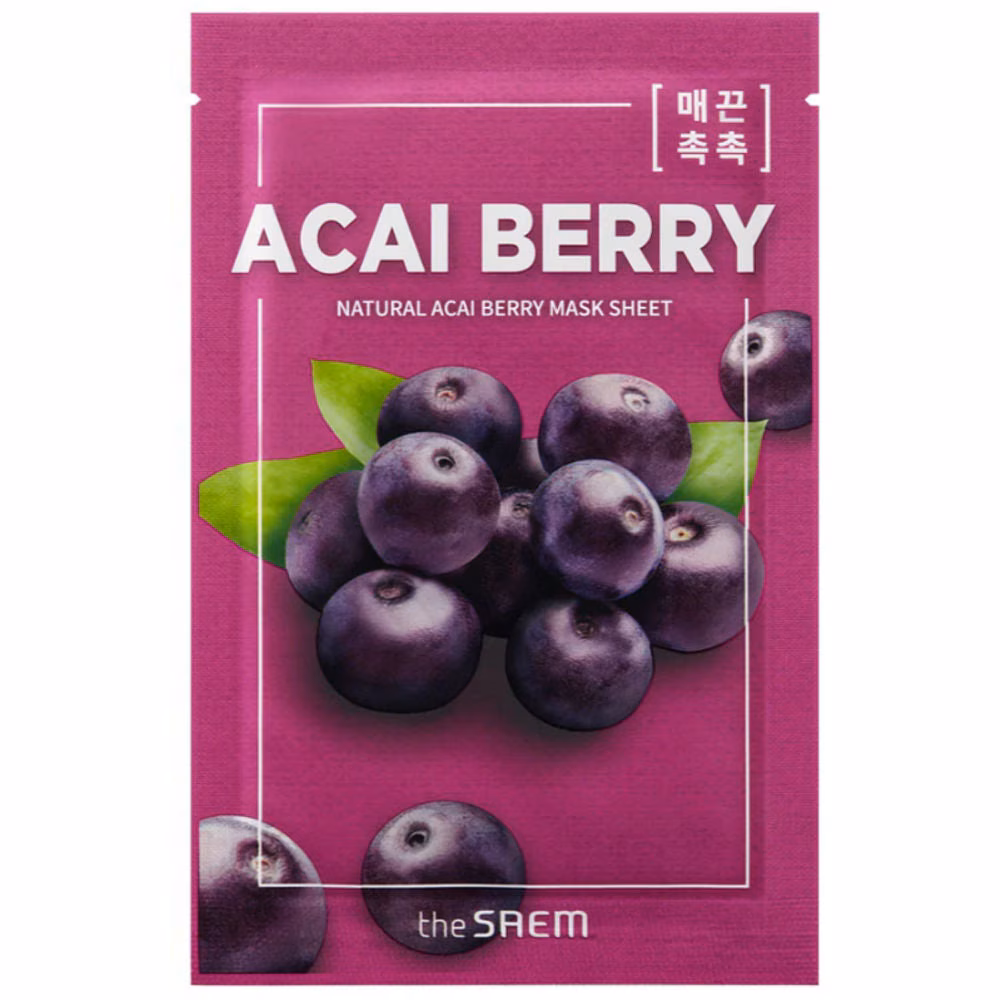 Natural Acai Berry Mask Sheet