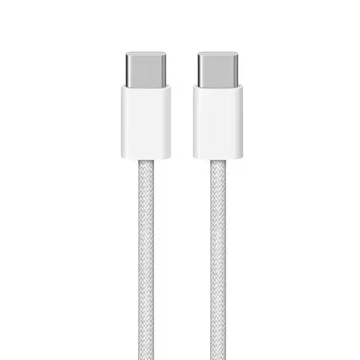 High Quality USB-C to USB-C Braided Charging Cable 1M for iPhone 15