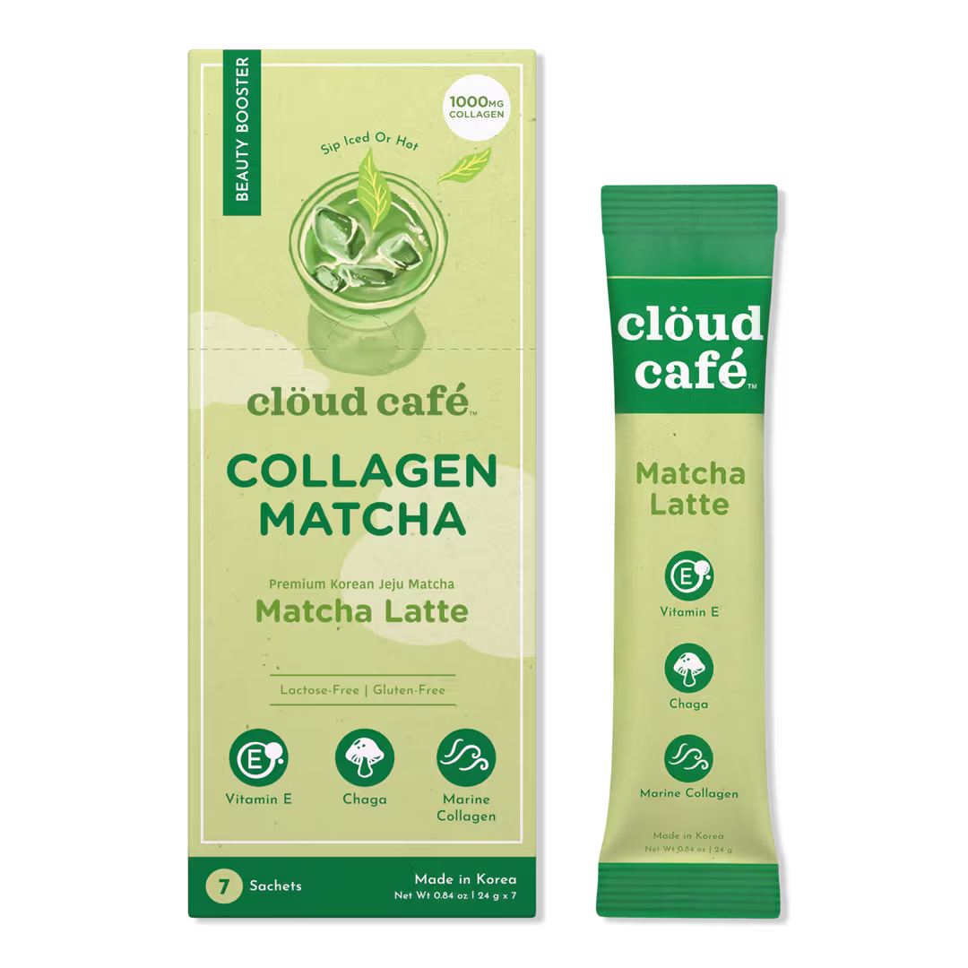 clöud café  Matcha Latte Collagen-Infused Beauty Booster