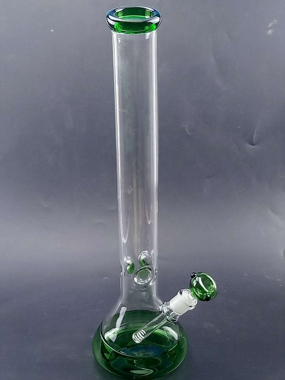 19 Straight Neck Glass Beaker Bong
