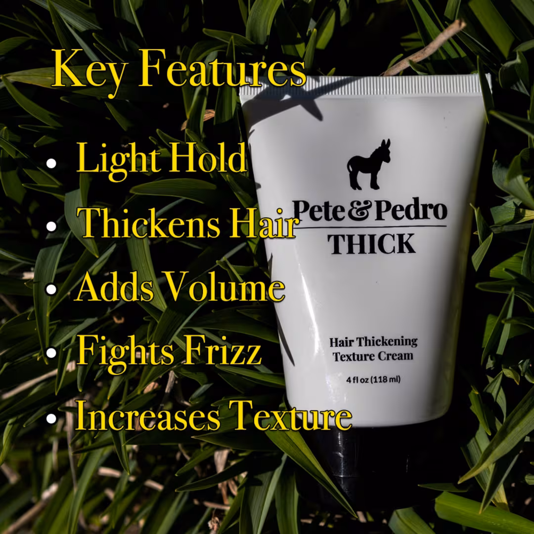 Pete & Pedro  Thick Hair Thickening Light Hold Styling Cream