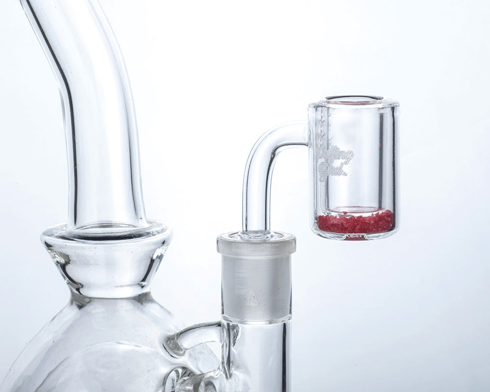 Thermochromic Banger Red Glass - By Puffing Bird