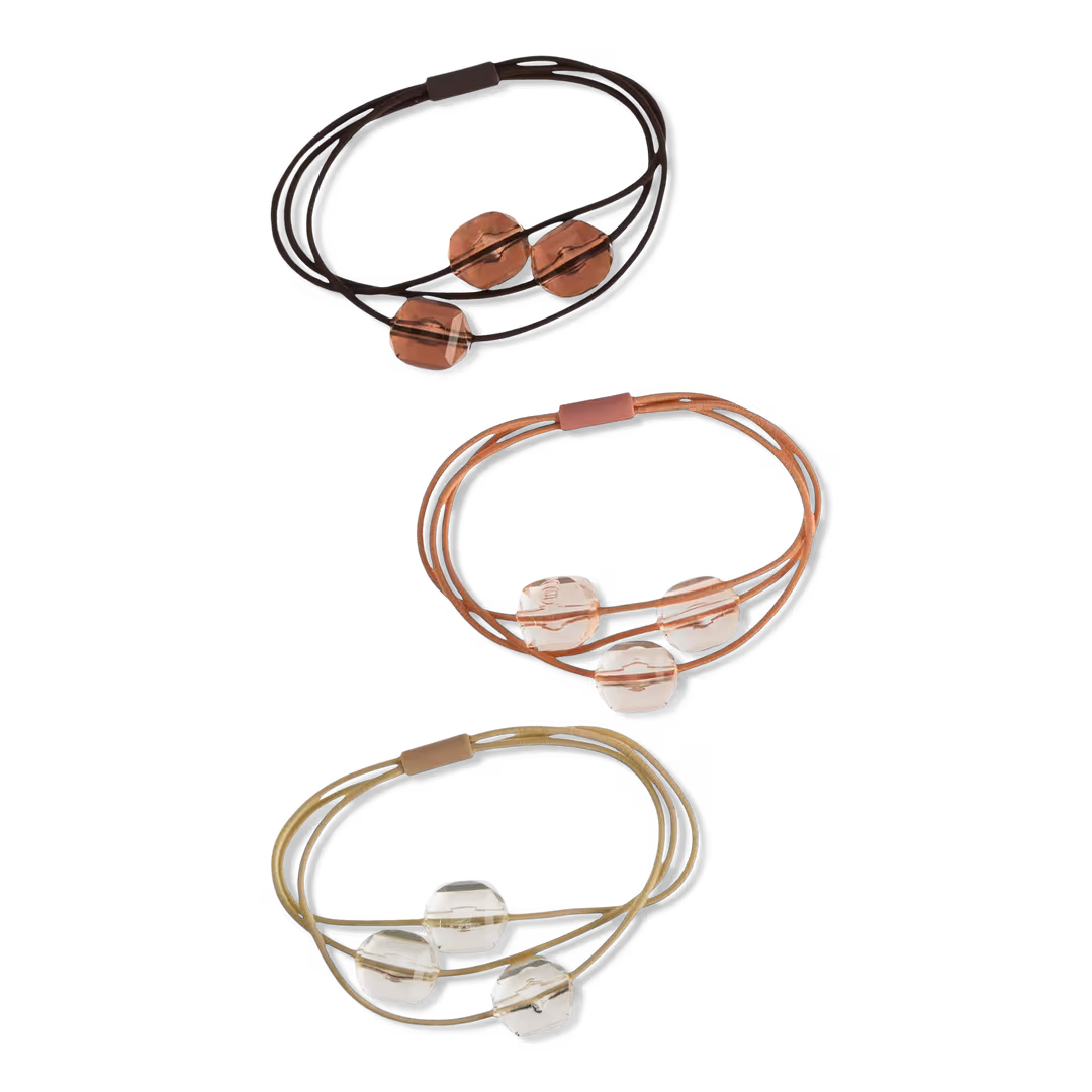 Conair Accessories  Skinny Beaded Elastics