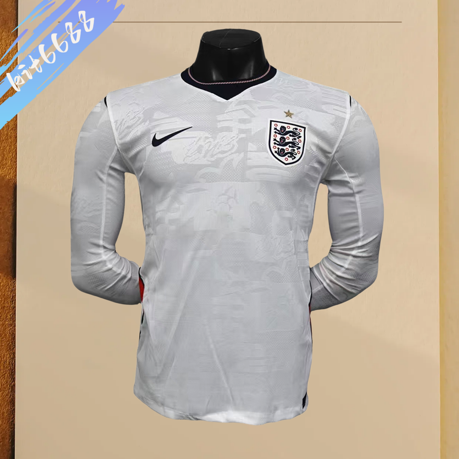 2026 England Home long sleeves Football Jersey (Players)