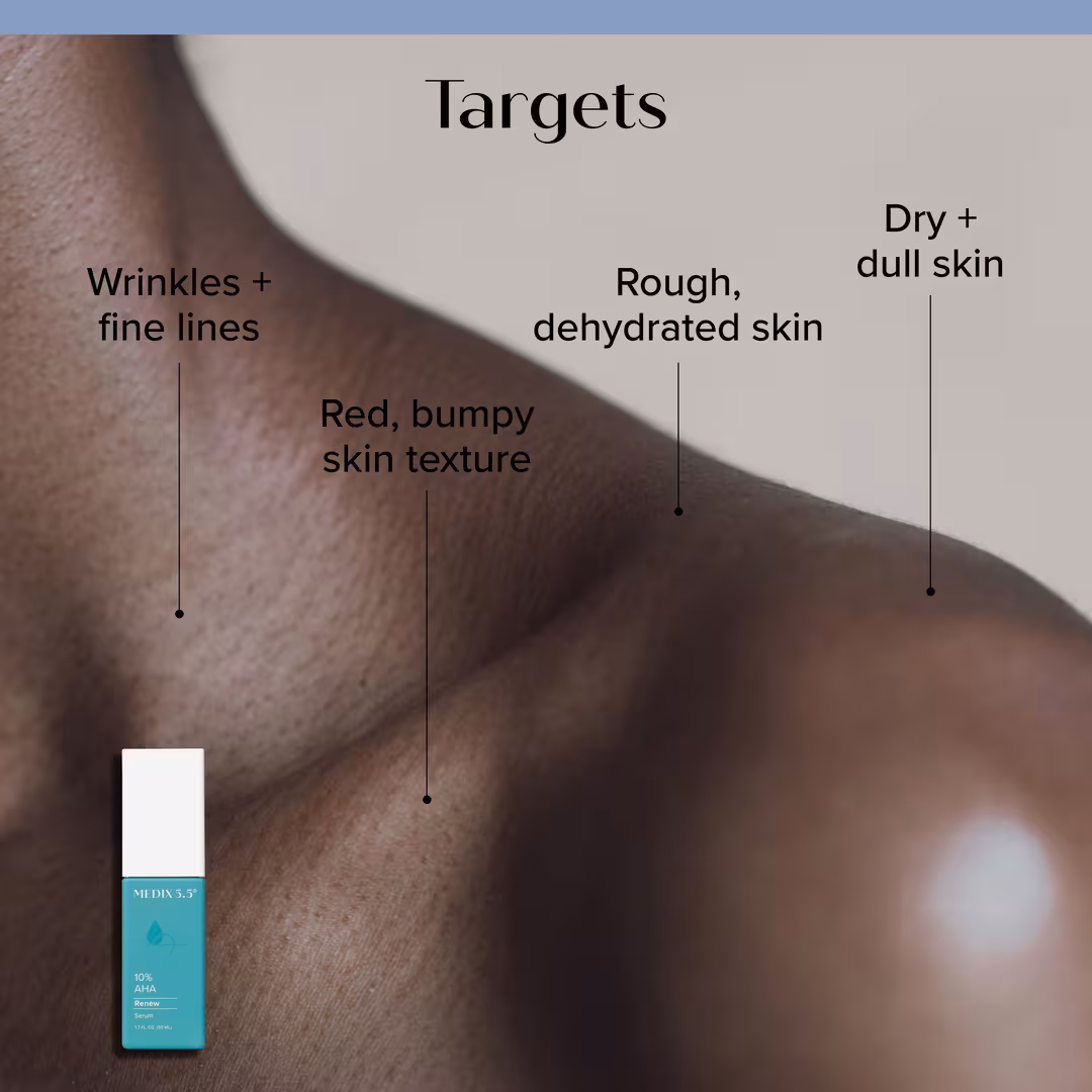 Medix 5.5  10% AHA Glycolic Acid + Lactic Acid + Salicylic Acid Exfoliating Body & Face Serum