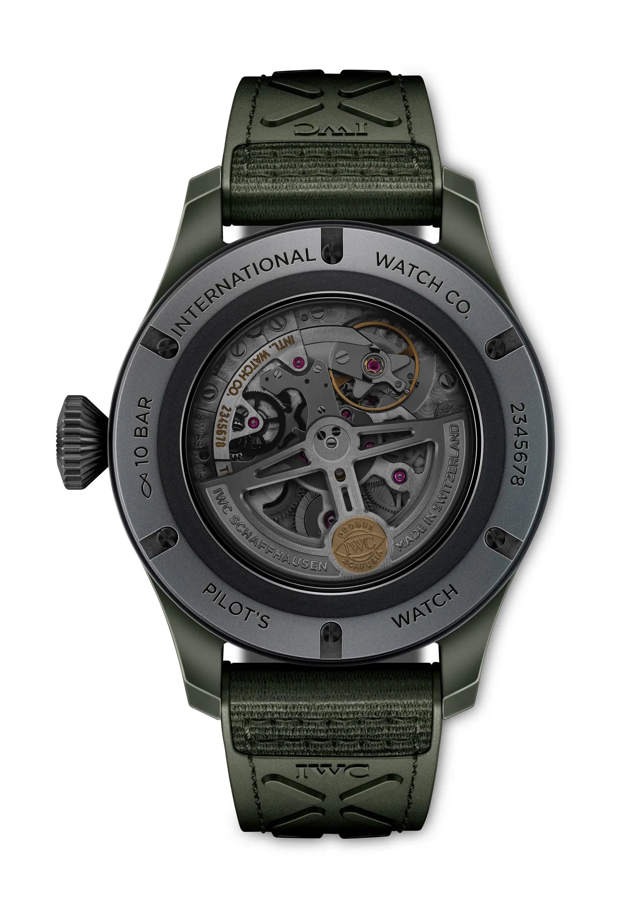 IWC Schaffhausen Pilots watch timezoner top gun woodland iw395601