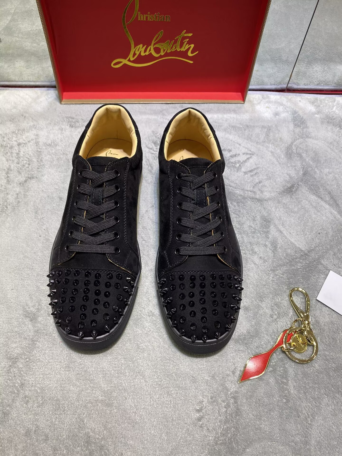 Christian Louboutin Louis Junior Spikes - CCSHOES