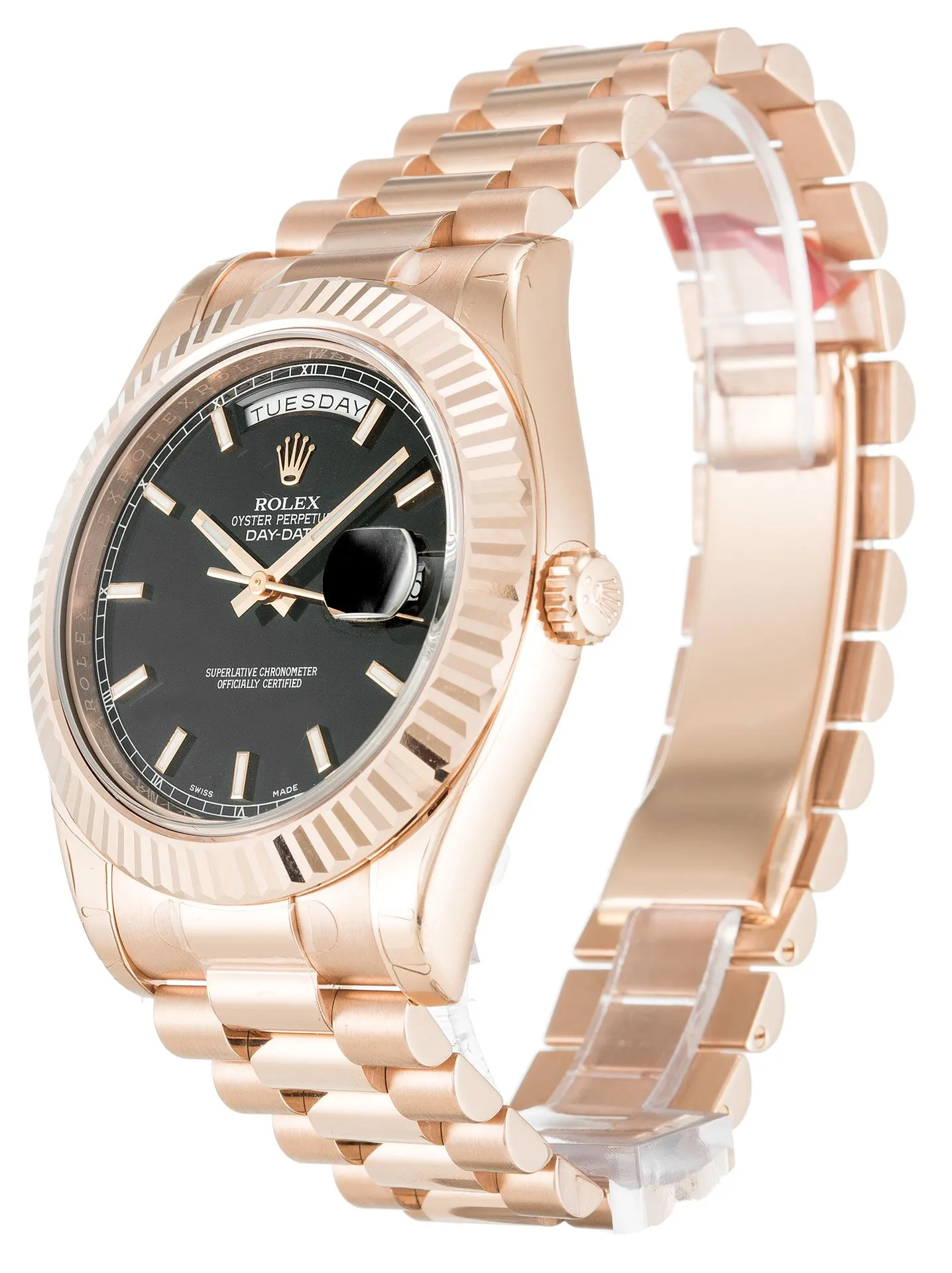 Rolex Day-Date II Black Dial 218235
