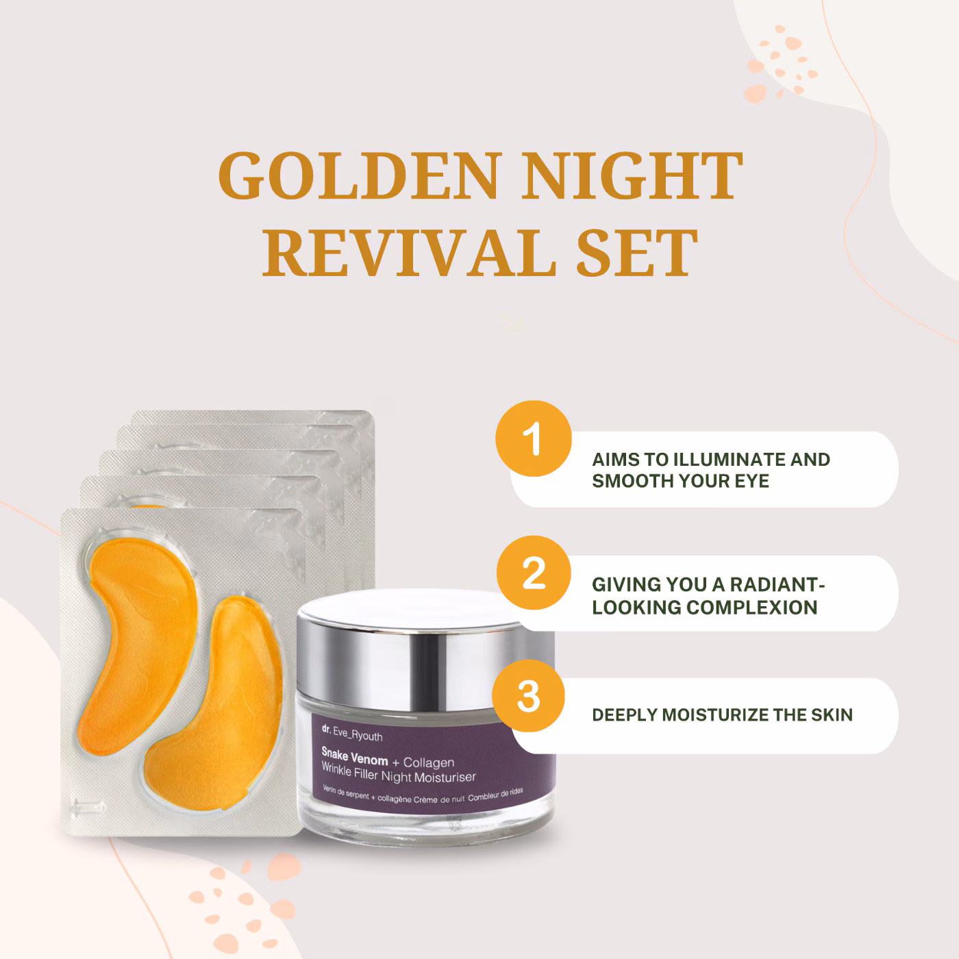 24K Gold Nacht Set