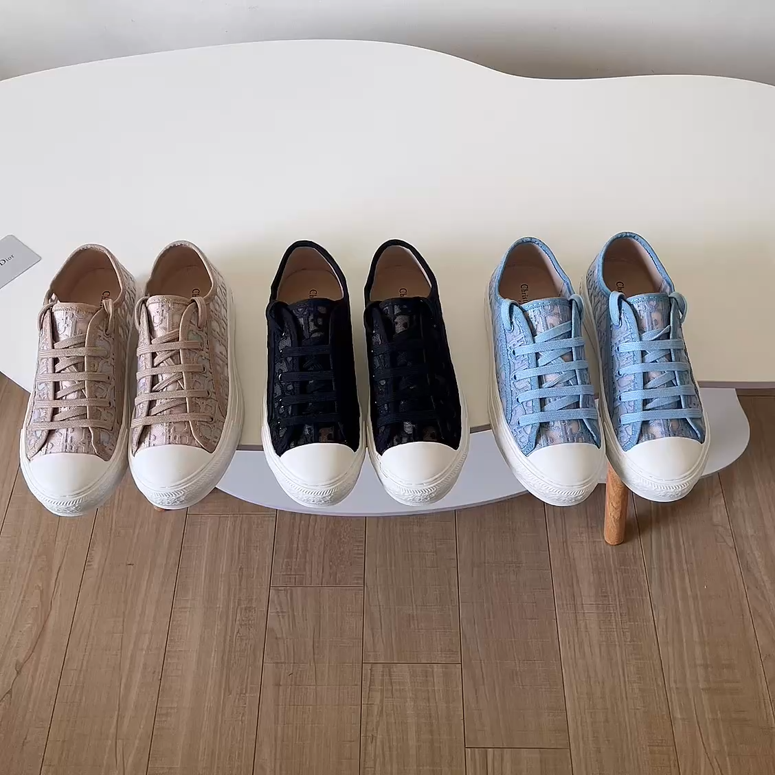 Dior Walk'n'Dior Oblique Canvas Low-Top Sneakers