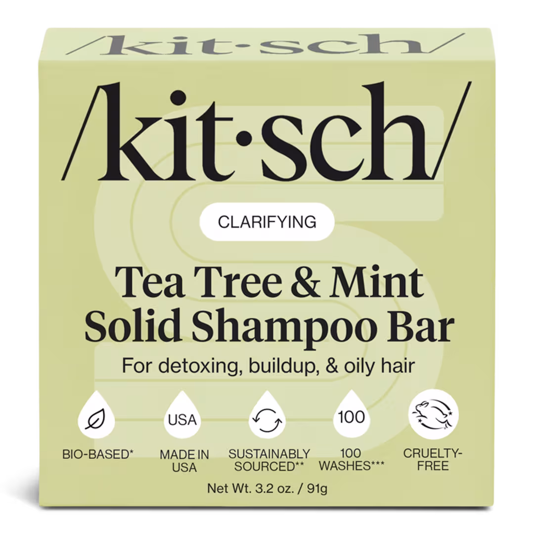 Kitsch  Tea Tree & Mint Clarifying Hair Shampoo Bar