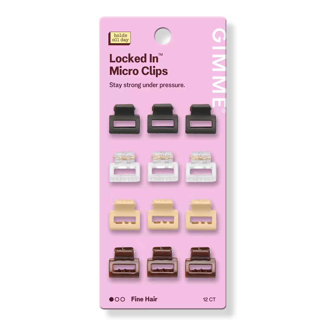 GIMME beauty  Mini Square Claw Clip for Fine Hair