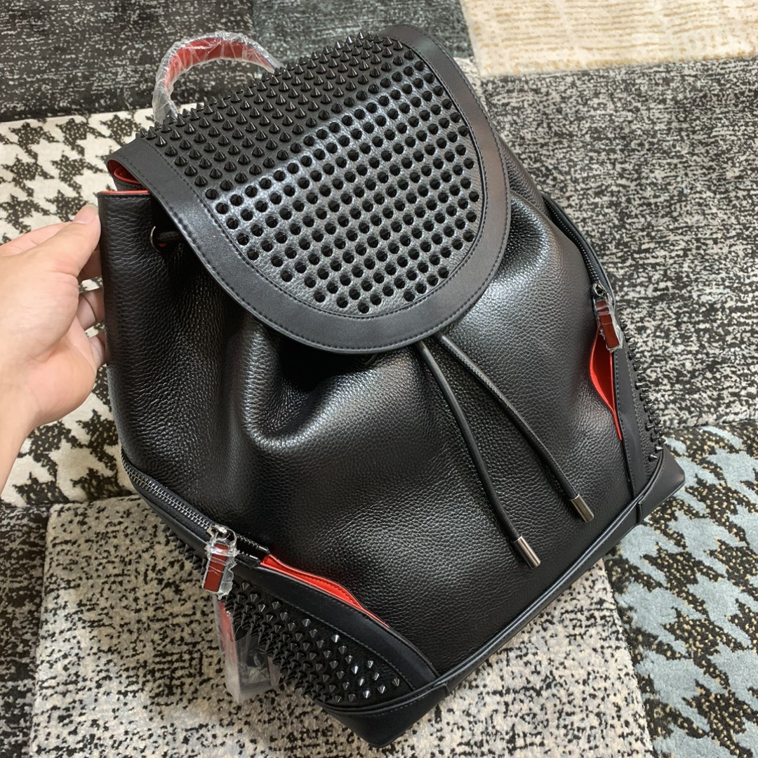 [15A] Christian Louboutin Print Explorafunk Backpacks