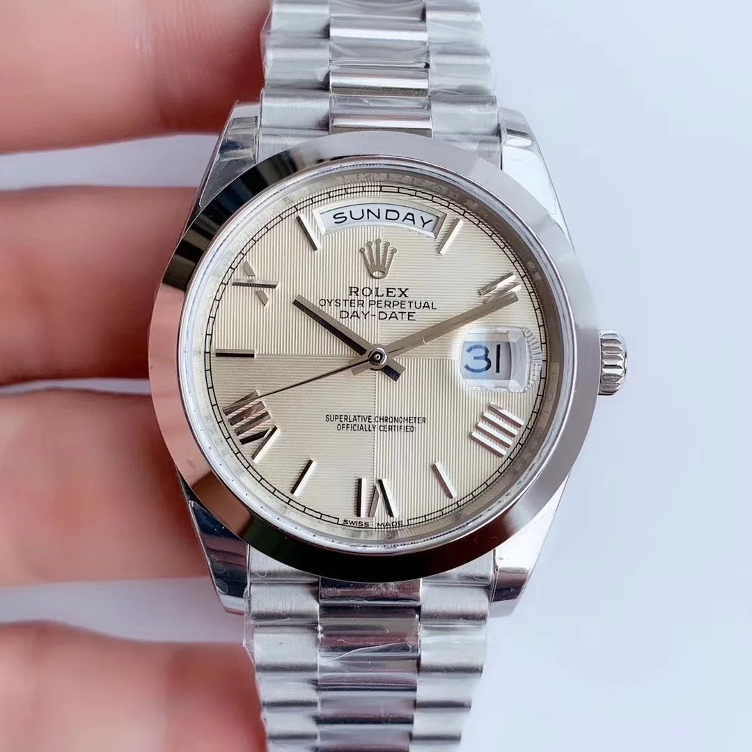 Rolex Watch DAY-DATE 41MM STAINLESS STEEL CREAM DIAL Watch