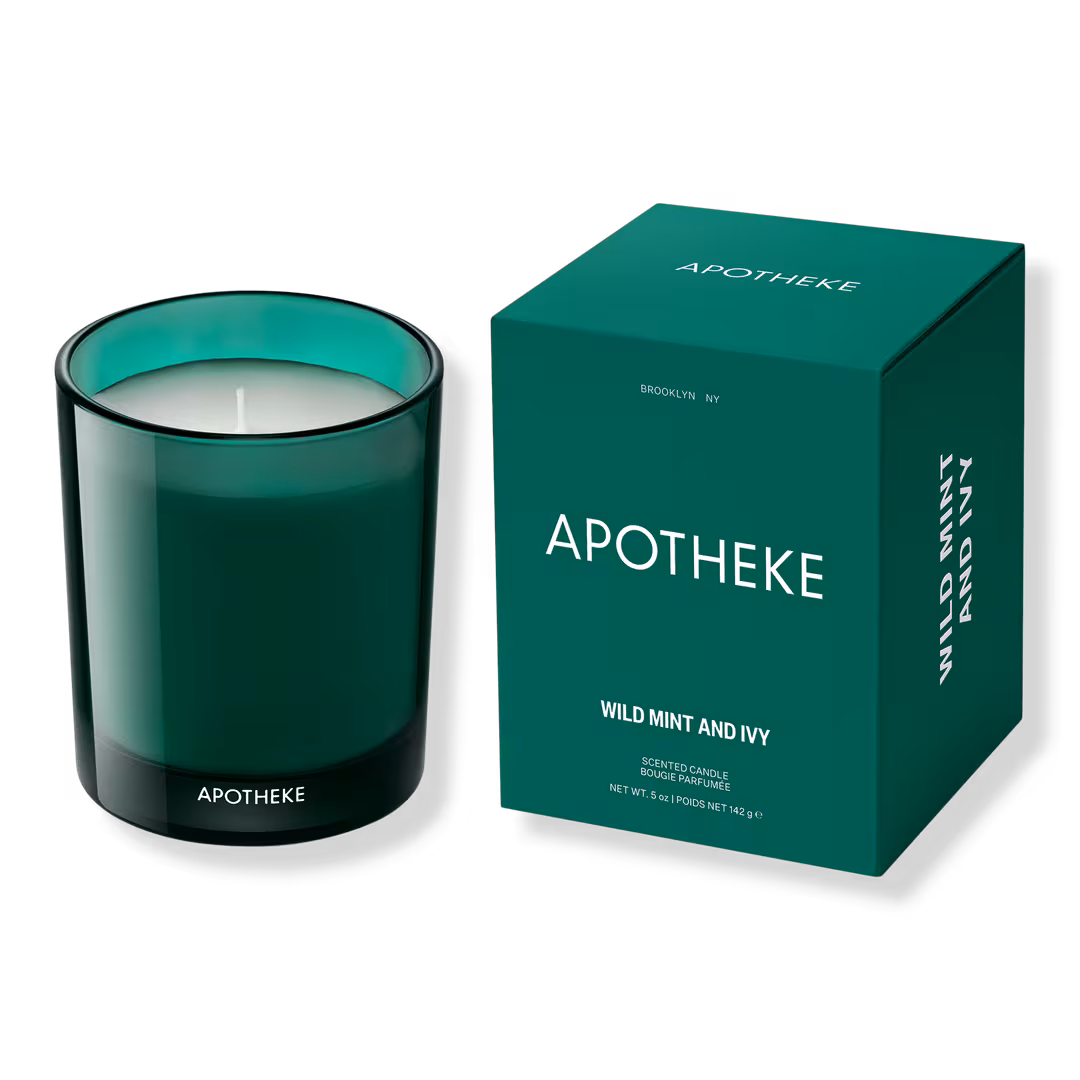 APOTHEKE  Wild Mint and Ivy Petite Scented Candle