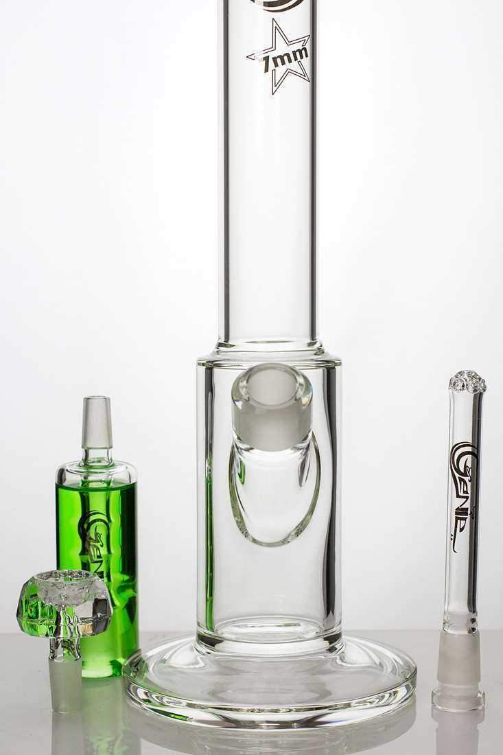 17 GENIE thick glass bong with liquid cooling freezer