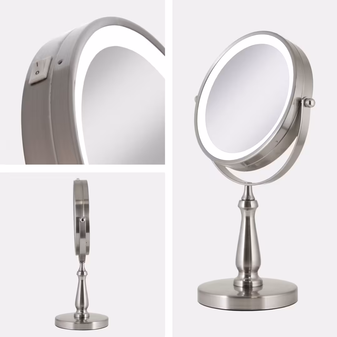 Zadro  LED Lighted Makeup Mirror with 8X/1X Magnification