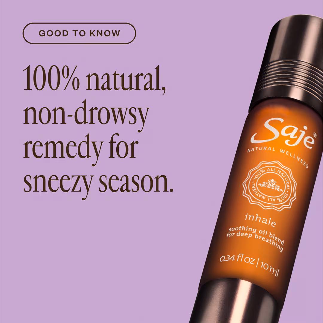 Saje Natural Wellness  Inhale Soothing Oil Blend Roll-On