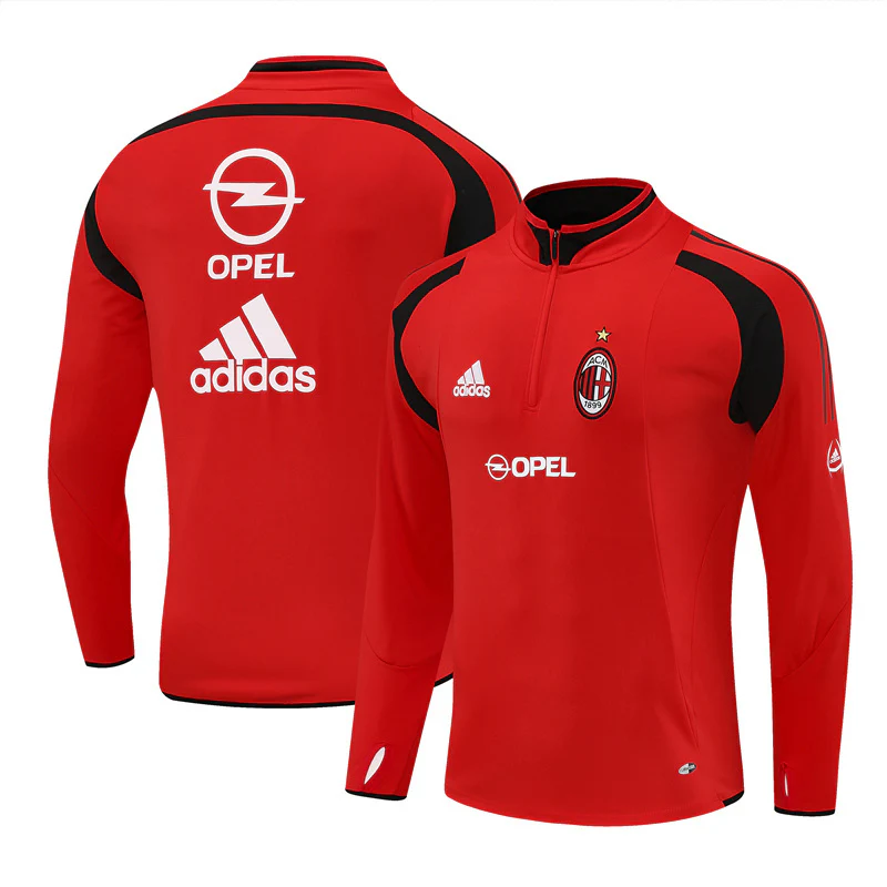 AC Milan Training Jacket Men 2004 2005 Red