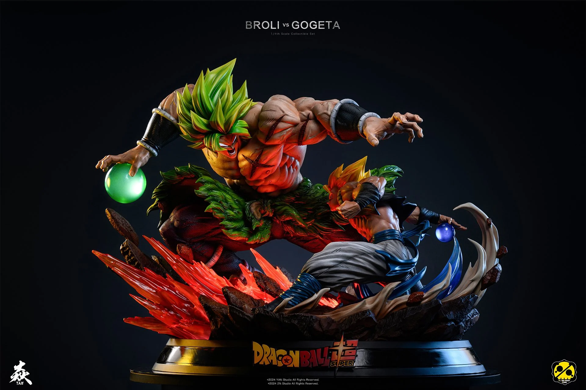 Dragon Ball - Broly vs. Gogeta | 1:4 Resin Statue | von 2% Studio