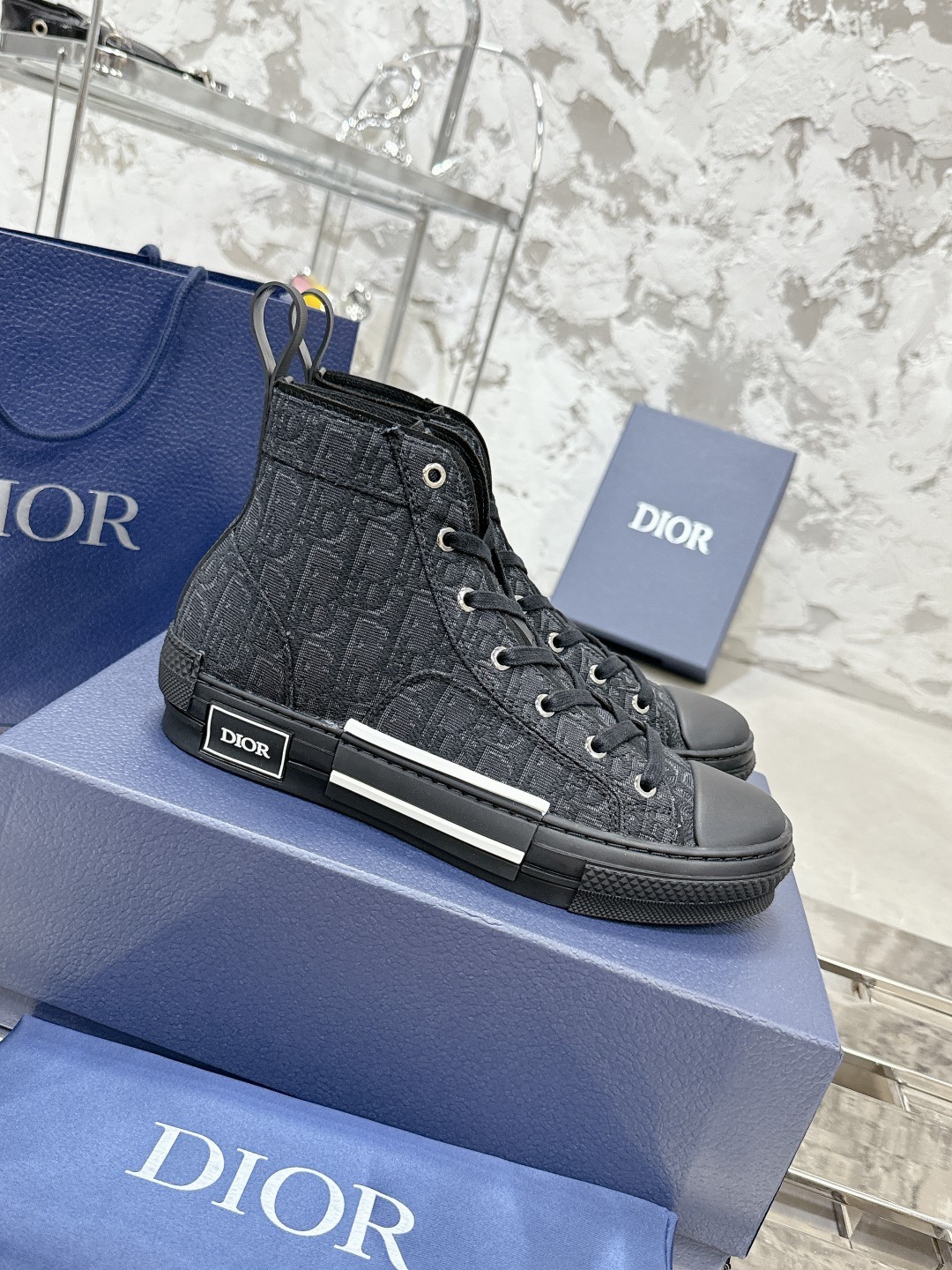 Dior B23 All Black Shoes