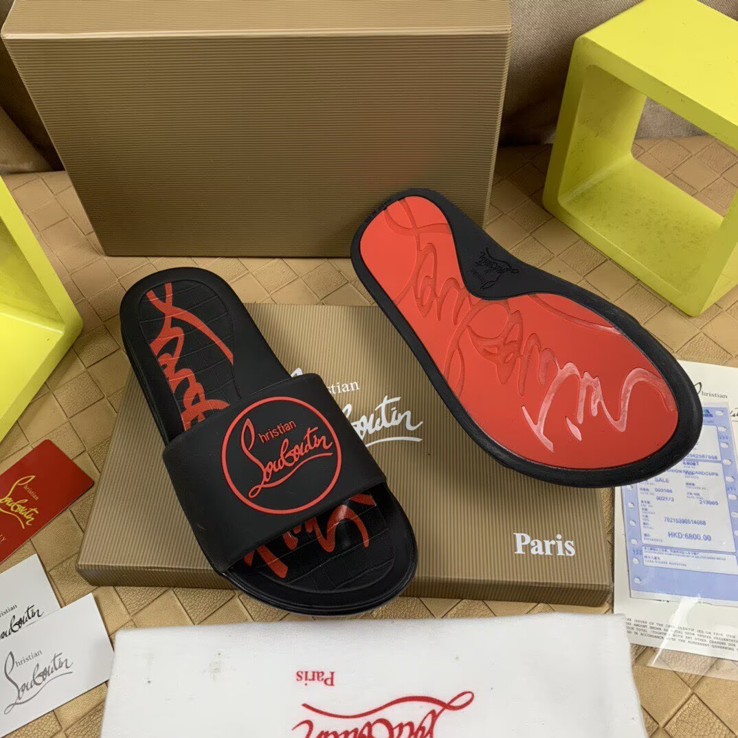 CHRISTIAN LOUBOUTIN SLIPPERS - CCSHOES