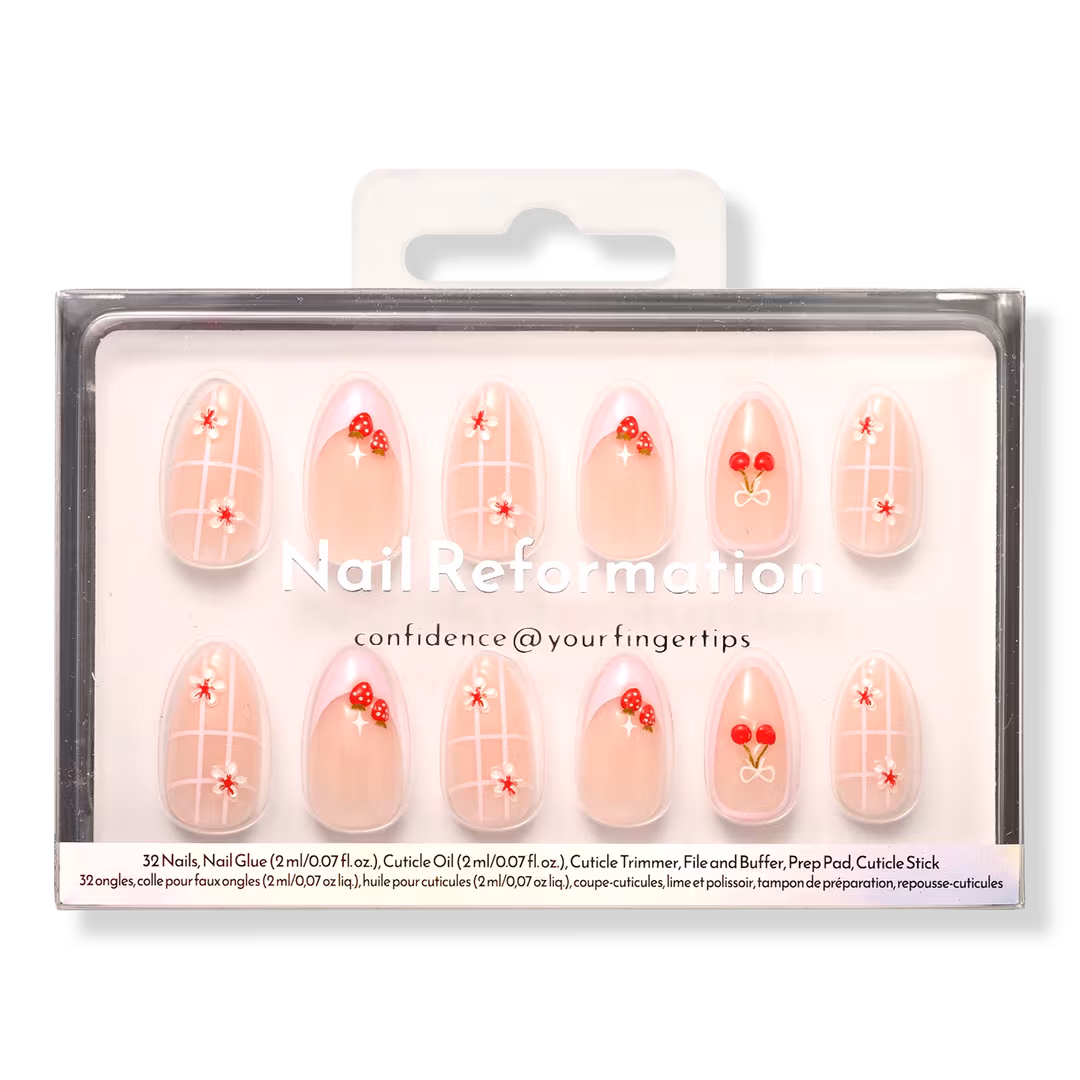 Nail Reformation  Cherry Cordial Press On Nails