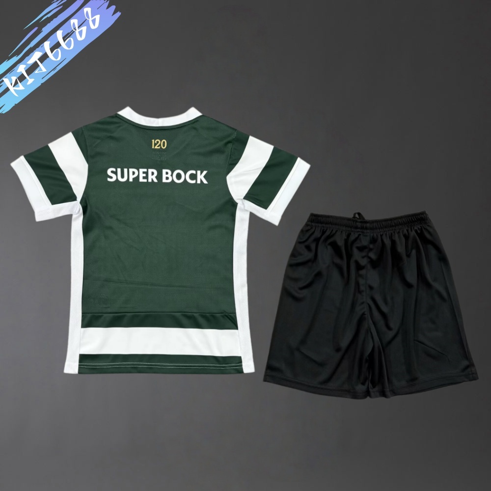 2026/2027 Sporting Lisbon Home Football Shirt（Kids Kit socks）