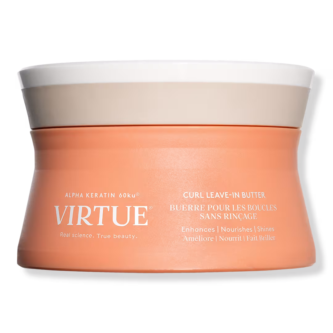 Virtue  Shea Butter Heat Protect Curl Leave-In Butter