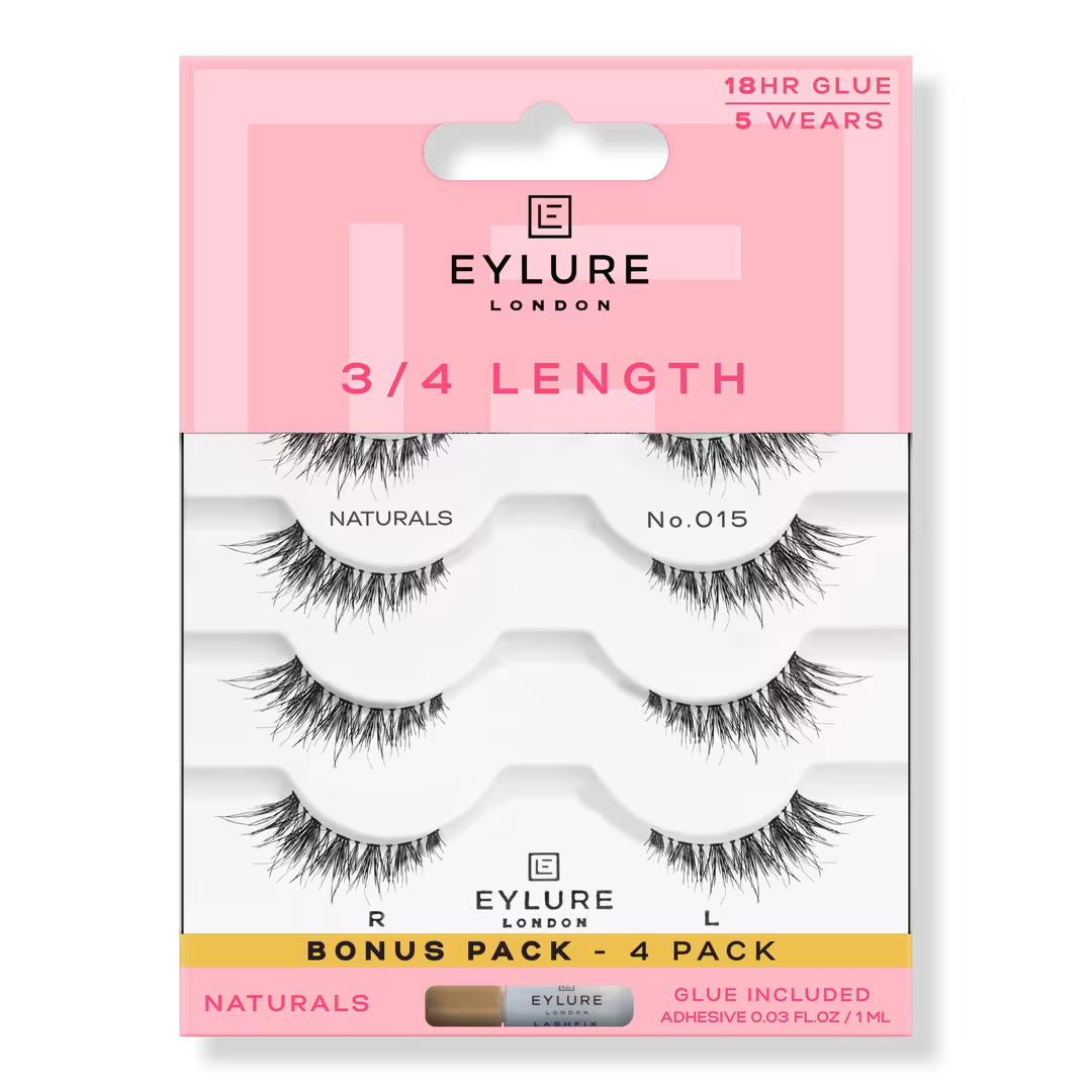 Eylure  3/4 No. 015 Light & Wispy Eyelashes Multipack