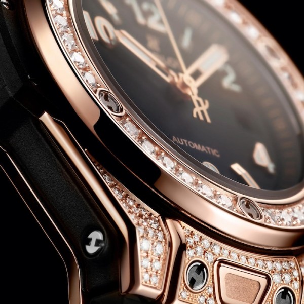 Replica Hublot Big Bang Women Automatic Black Rubber Watch 485.OX.1180.RX.1604