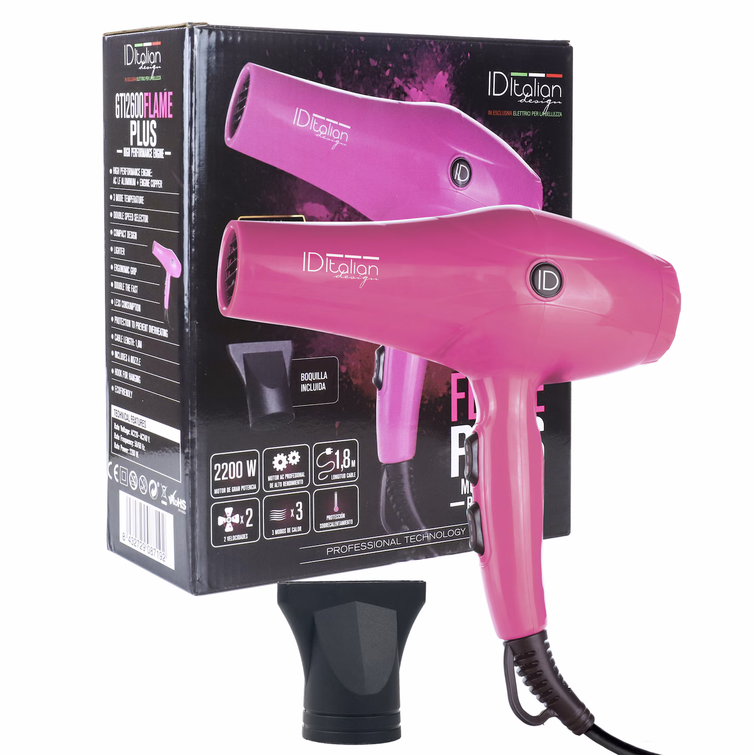 Gti 2600 Flame Plus Hair Dryer  .