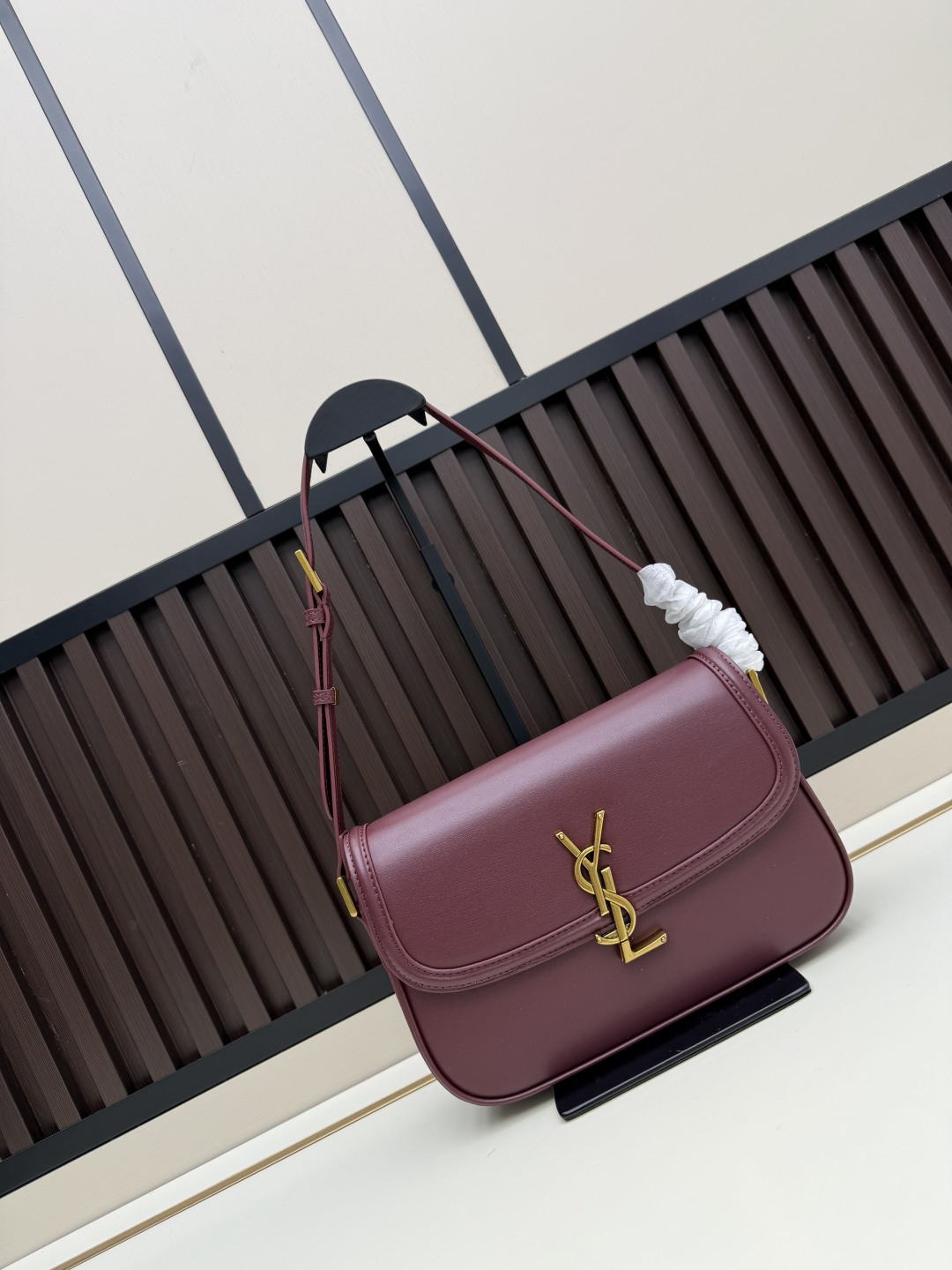 YSL Caviar Black Quilted Handbag