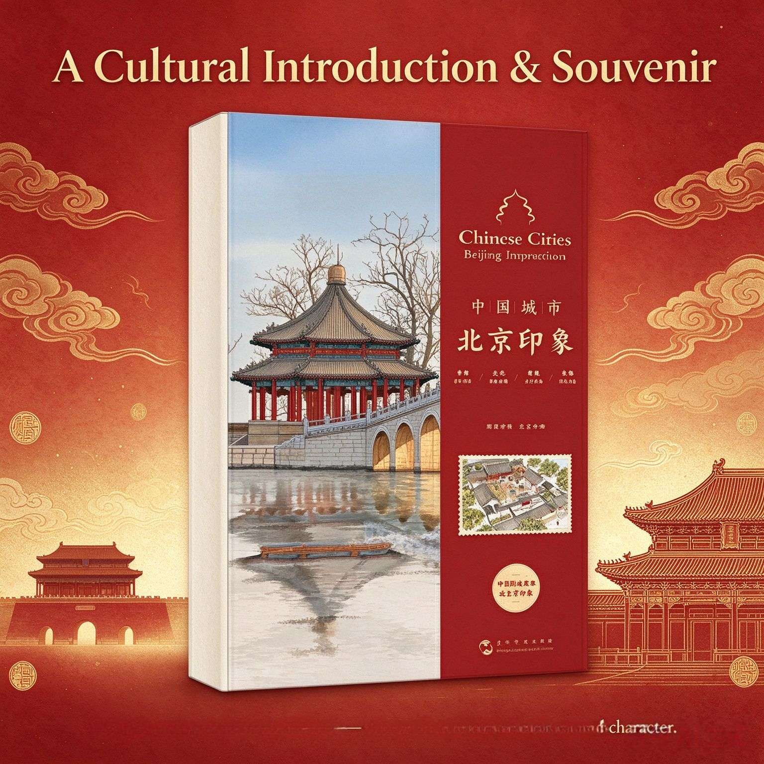 Chinese Cities: Beijing Impressions — A Bilingual Literary Handbook (Hardcover)