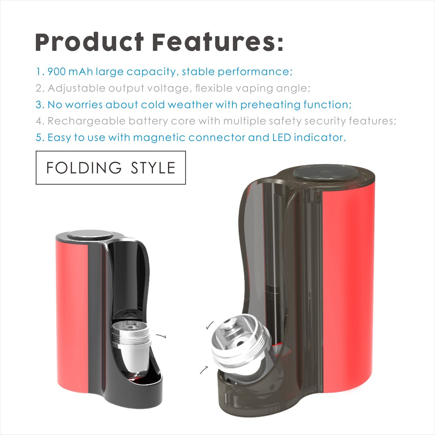 VAPMOD PIPE 710 Vape Mod Box
