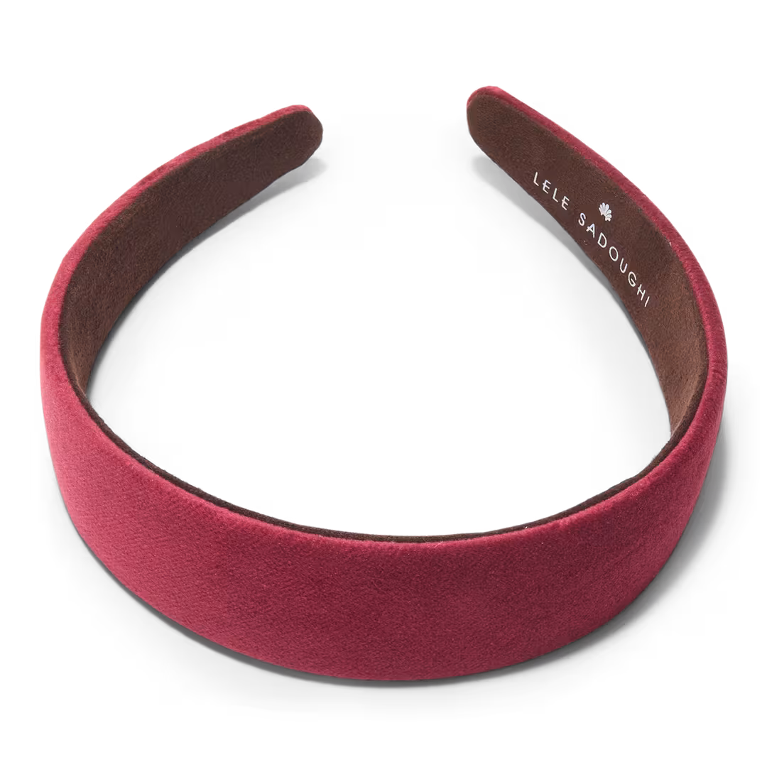 Lele Sadoughi  Light Washed Denim Bessette Headband