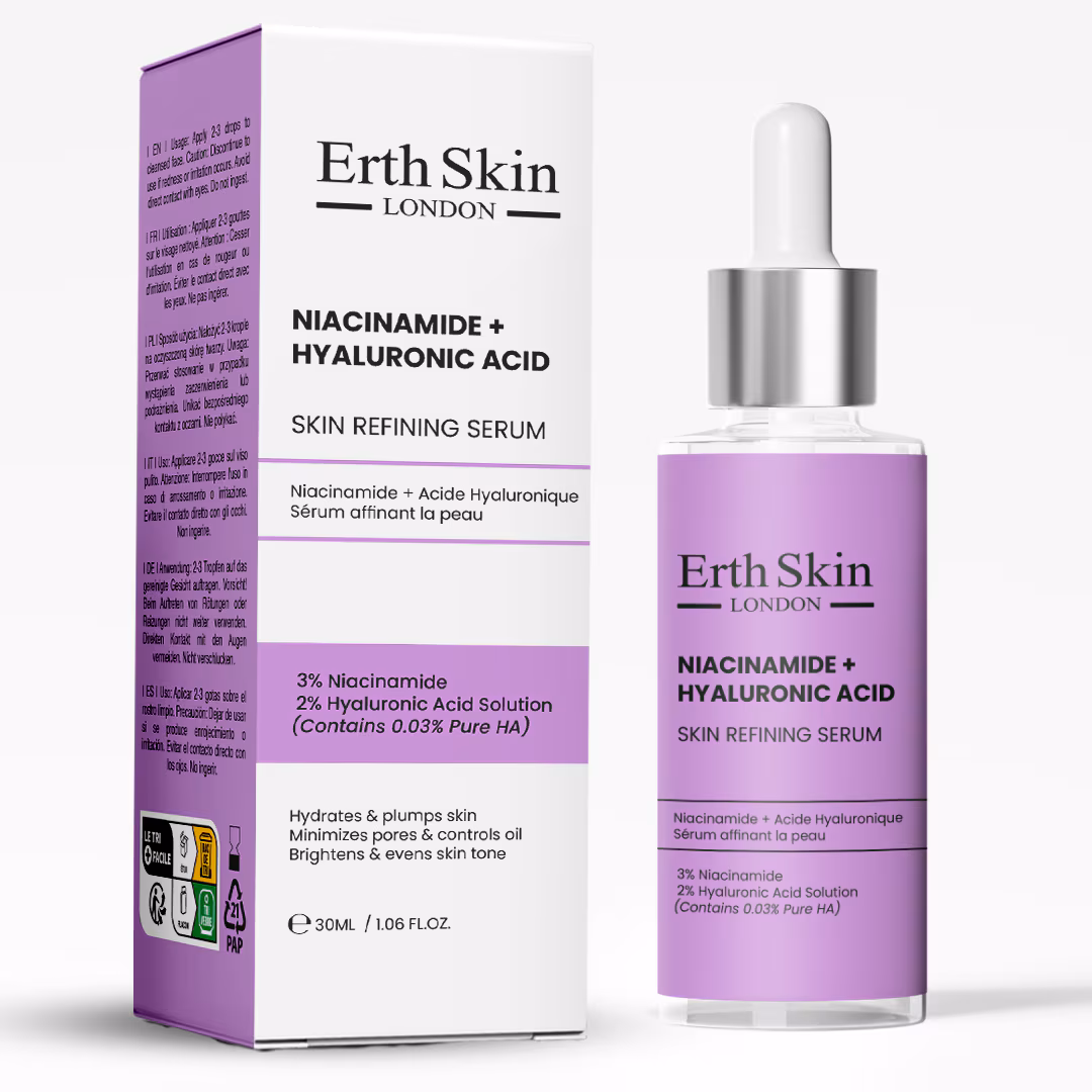 Niacinamid + Hyaluronsäure Hautverfeinerndes Serum 30 ml