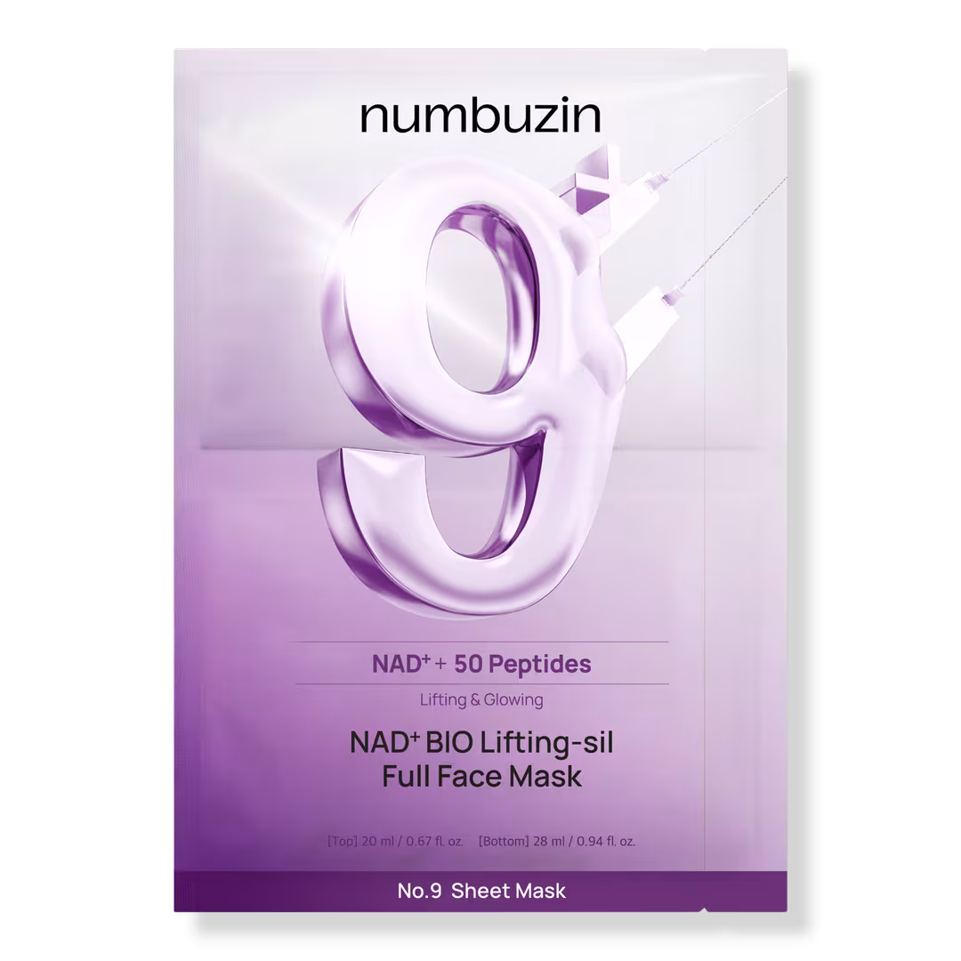 numbuzin  No.9 NAD+BIO Super Lifting-sil Full Face Mask