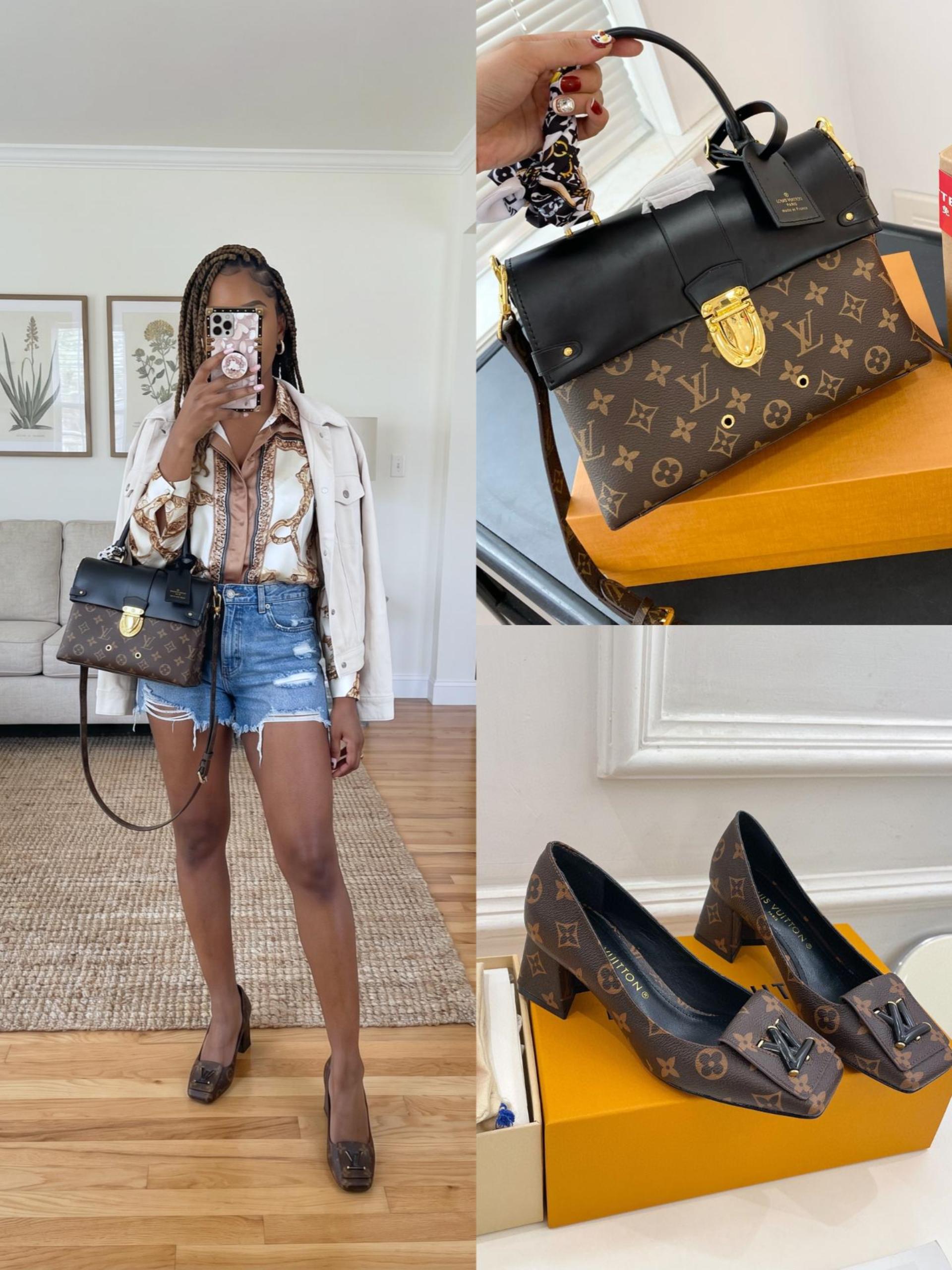 LV Shoes & Bag Set
