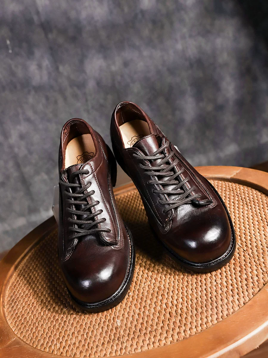 Goodyear men's shoes handmade old leather shoes