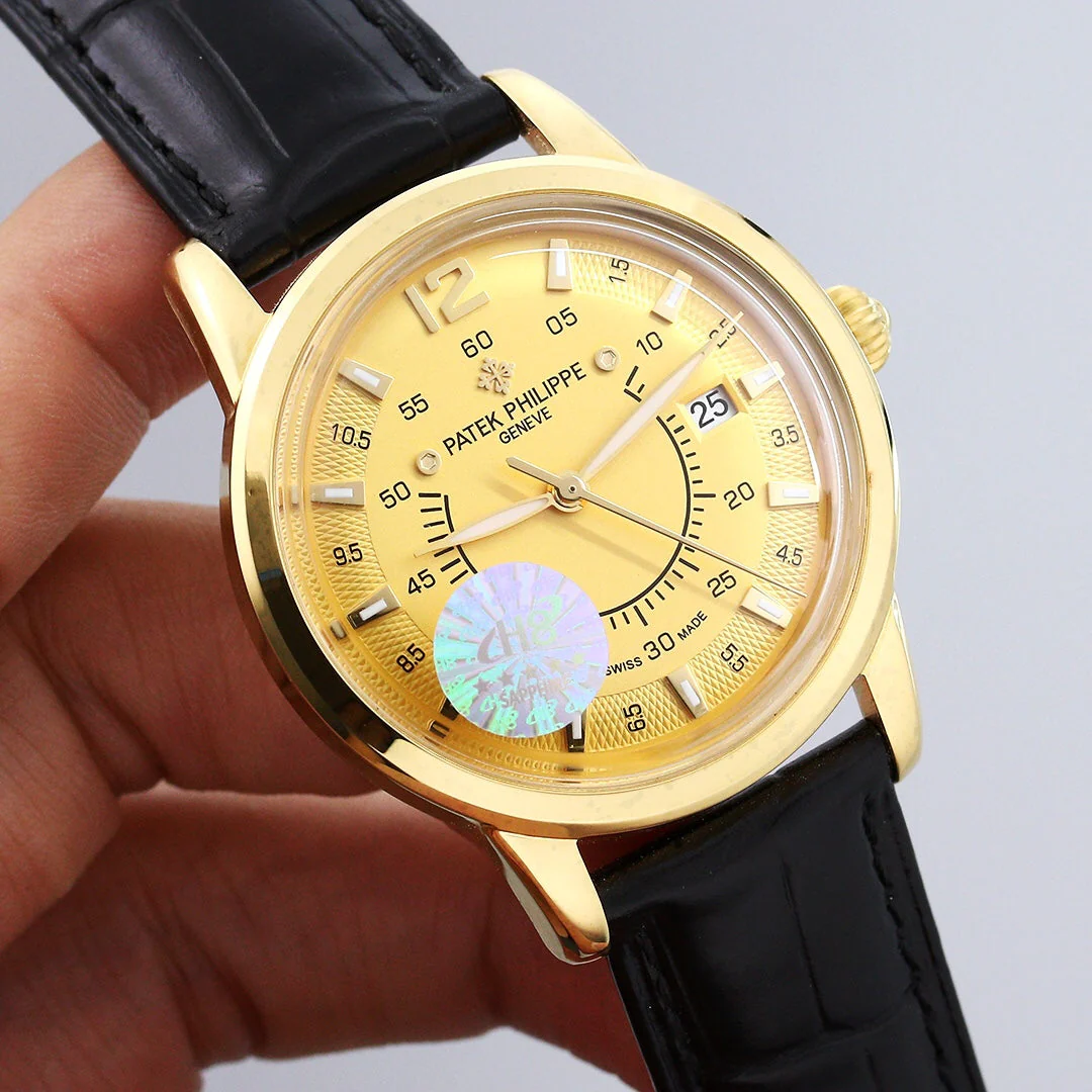 Patek Watch  CALATRAVA 40MM DATE GOLD CASE