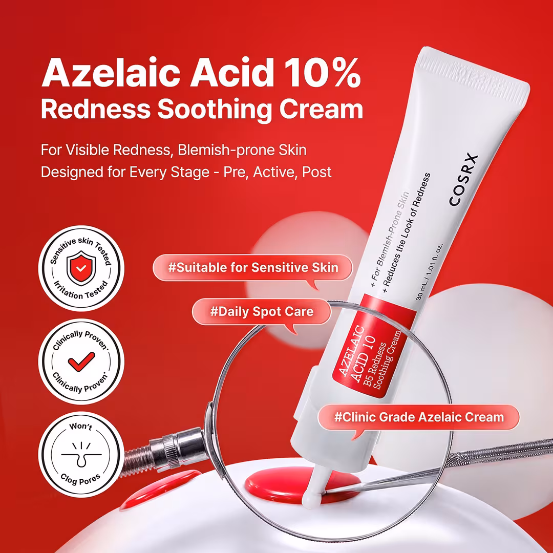 COSRX  Azelaic Acid 10 B5 Redness Soothing Cream
