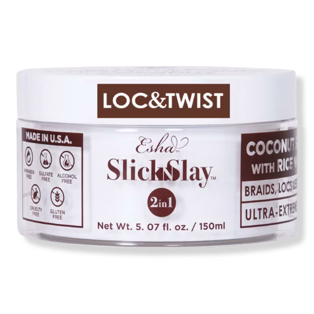 Esha  Slick N Slay 2-IN-1 Braid & Edge Gel - Coconut